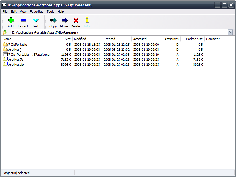 7-Zip Portable 4.65 full