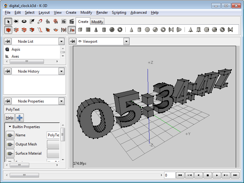 K-3D Portable screenshot K-3D Portable screenshot