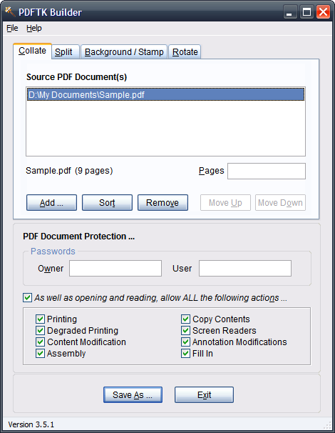 PDFTK Builder Portable 3.6 full