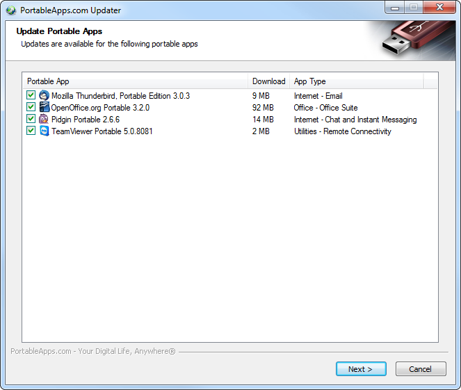 download the last version for windows PortableApps Platform 26.2